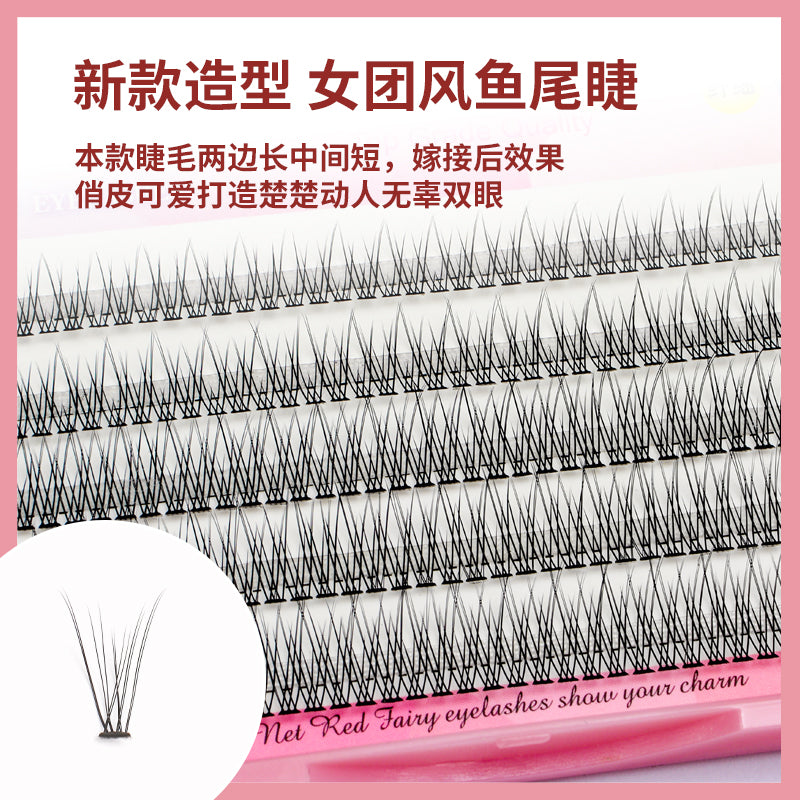 【NEW】DNIADLA Mixed Segmenled Eyelashes 1box -4 styles