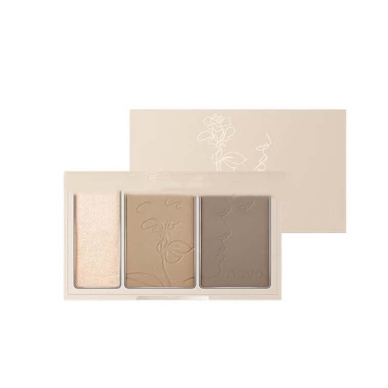 NOVO Three-color Contouring Disc Highlight and Shadow Contouring 3 in 1 9g