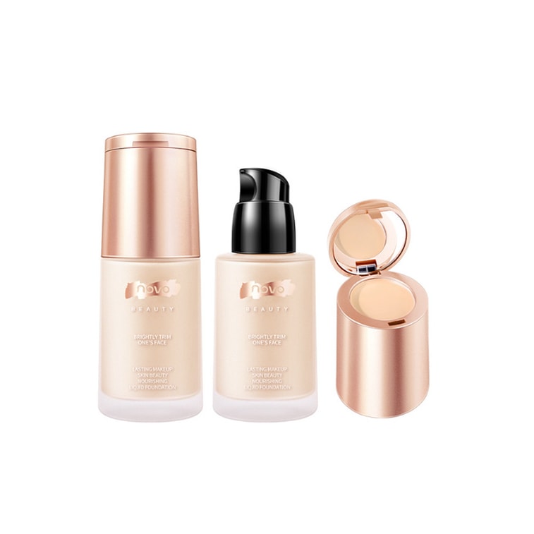 NOVO [Recommended by Li Jiaqi] New Giant Concealer Moisturizing Liquid Foundation 30ml