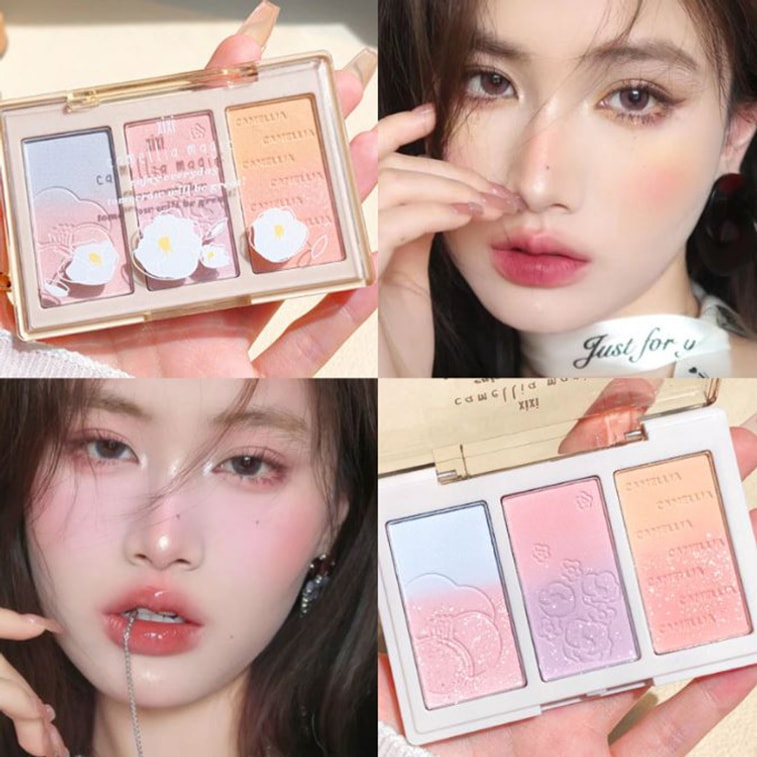 xixi 【New】Chali Hana 6-color high-gloss repair and beauty all-in-one palette